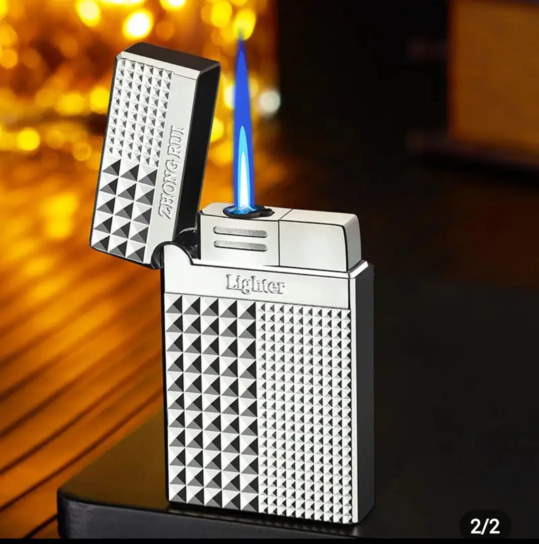 Modern Metal Jet Flame Lighter-Refillable