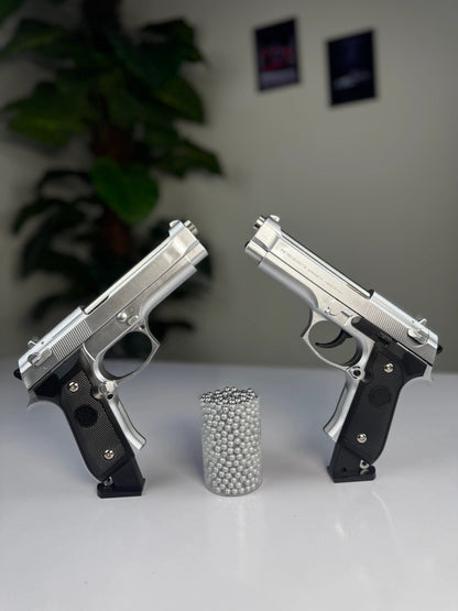 Beretta Airsoft Toy Gun – Realistic Metal Finish (Imported) with Box