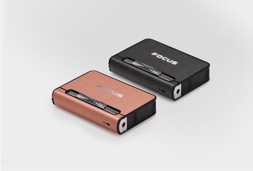 2 in 1 Automatic Cigarette Case with Lighter