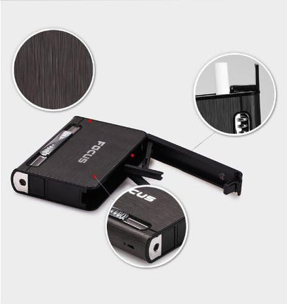 2 in 1 Automatic Cigarette Case with Lighter