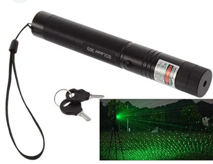 8in1 Rechargeable 303 Type Green Laser Pointer