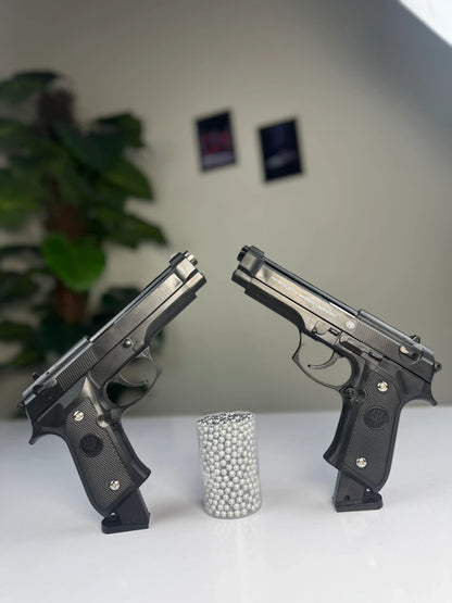 Beretta Airsoft Toy Gun – Realistic Metal Finish (Imported) with Box