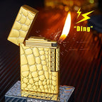 Golden Dunhill Lighter - Polished - Refillable