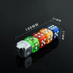 New Dice Shape Jet Flame Lighter-Refillable