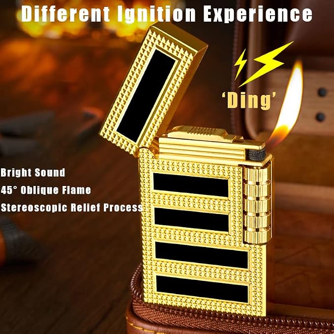 Daimond cut ST Dupont Lighter- REFILLABLE