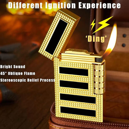 Daimond cut ST Dupont Lighter- REFILLABLE