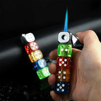New Dice Shape Jet Flame Lighter-Refillable