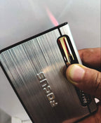 2 in 1 Automatic Cigarette Case with Lighter