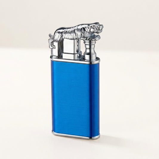 Tiger Dual Flame Lighter Butane Gas Cigarette Lighter