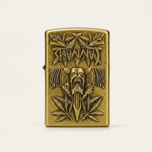 3D Weed logo zippo lighter