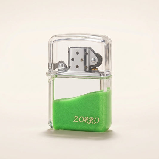 Neon Glowing Sand Zippo Lighter