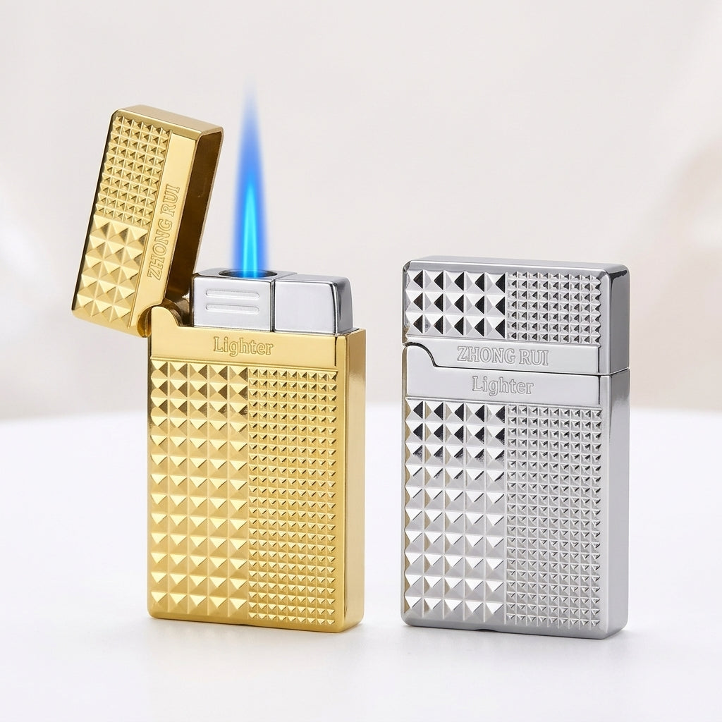 Modern Metal Jet Flame Lighter-Refillable