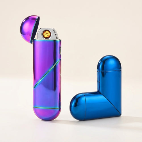 Electric Heart Shaped Lighter-USB Rechargeable Gas + Electric Lighter