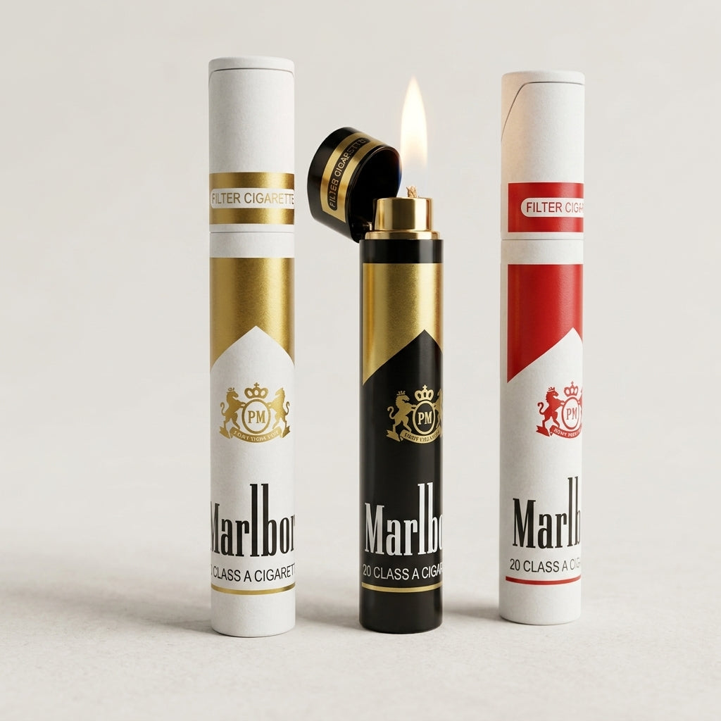 Marlboro Cigarette Shape LIghter- Refillable
