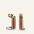 Creative Bullet Shape Gas Lighter, Portable Key Chain Lighter
