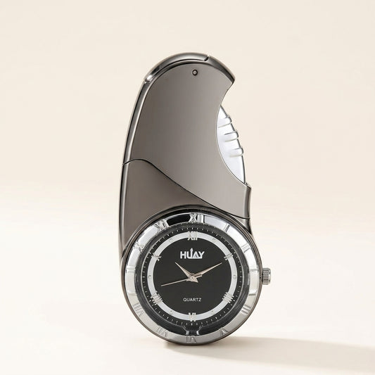 Creative Multifunctional Clock  Watch Lighter Windproof