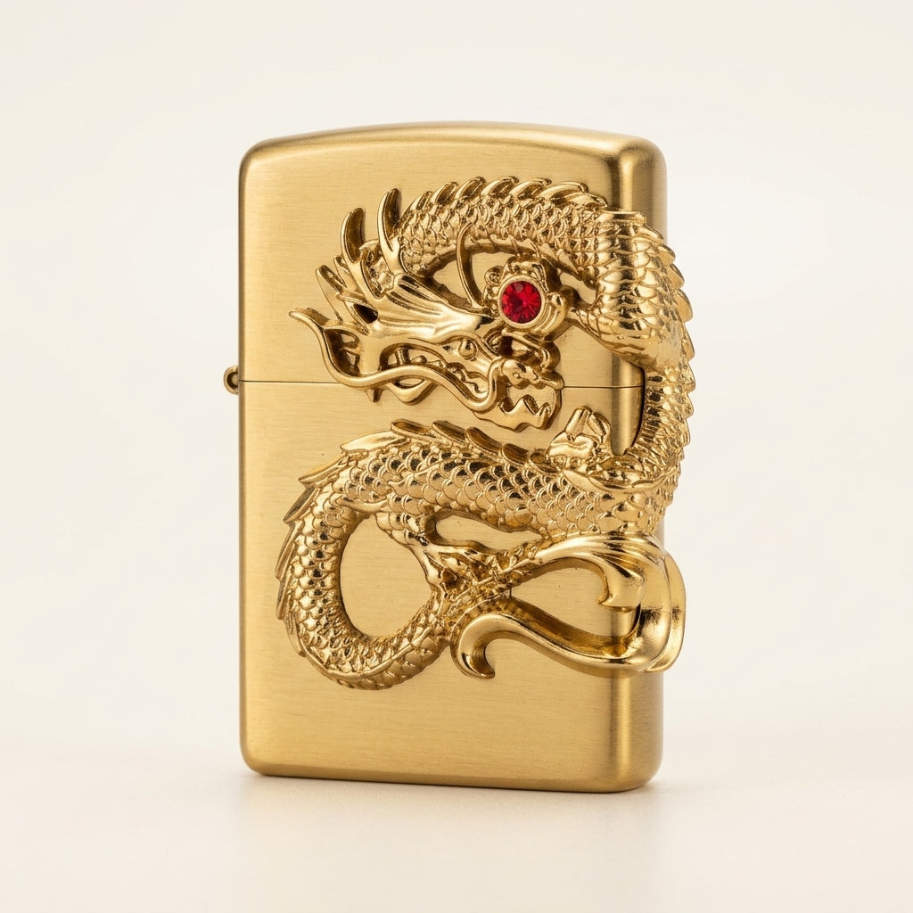 3D Dragon Zippo lighter