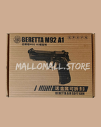 M92 Beretta Airsoft Toy Gun – Realistic Metal Finish (Imported) with Box
