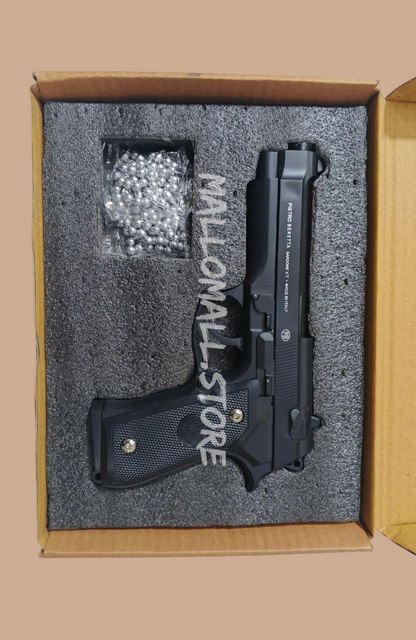 Beretta Airsoft Toy Gun – Realistic Metal Finish (Imported) with Box
