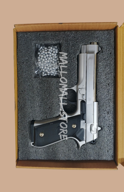 Beretta Airsoft Toy Gun – Realistic Metal Finish (Imported) with Box