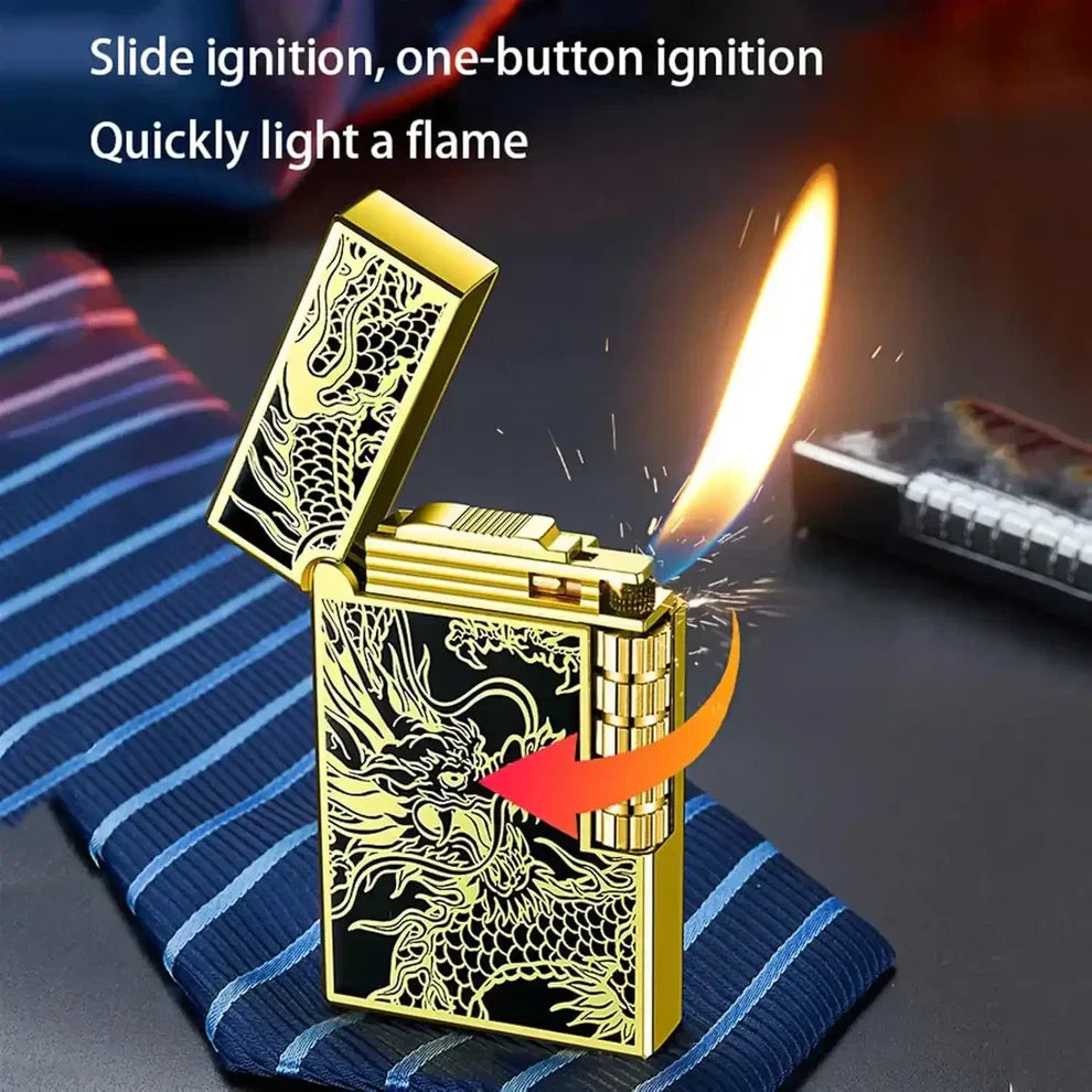 New Metal ST DUPONT Lighter-Refillable