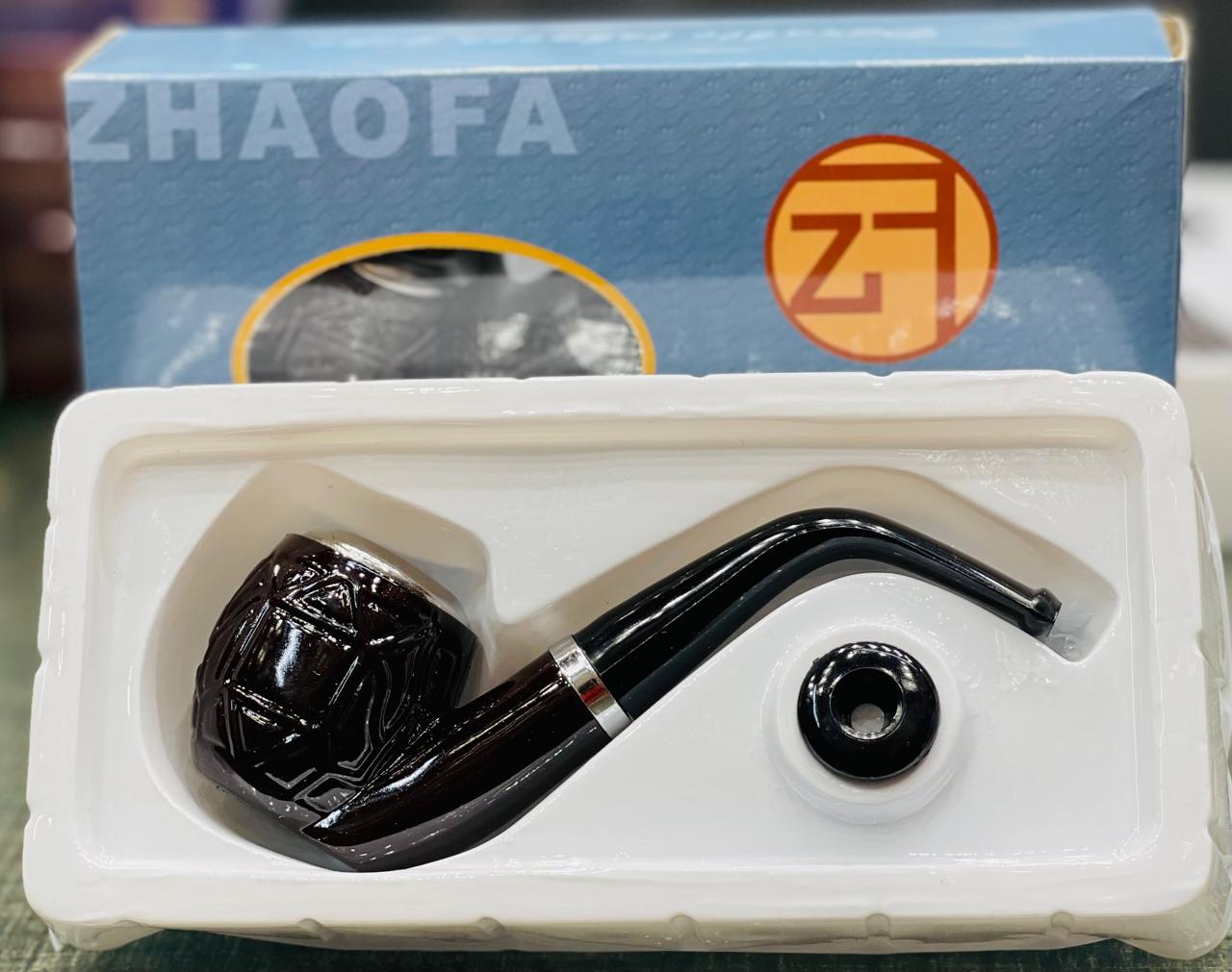 New Tobacco Smoking Pipe-Durable Classical Cigar Pipe With Rubber Ring