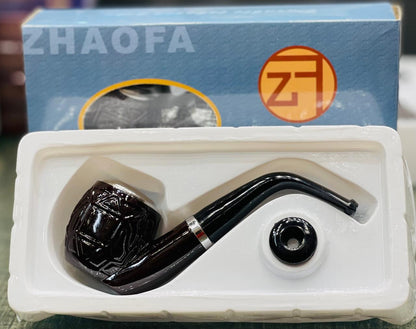 New Tobacco Smoking Pipe-Durable Classical Cigar Pipe With Rubber Ring