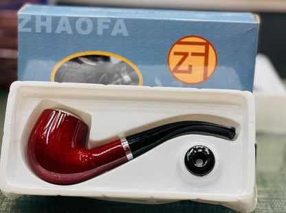 New Tobacco Smoking Pipe-Durable Classical Cigar Pipe With Rubber Ring