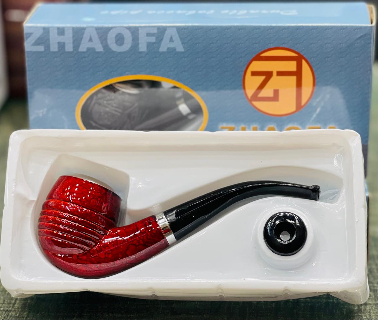 New Tobacco Smoking Pipe-Durable Classical Cigar Pipe With Rubber Ring