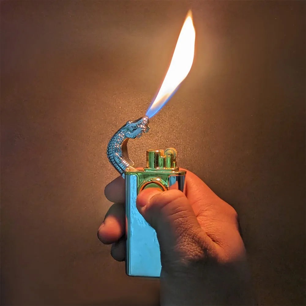 Snake Head Double Flame Lighter