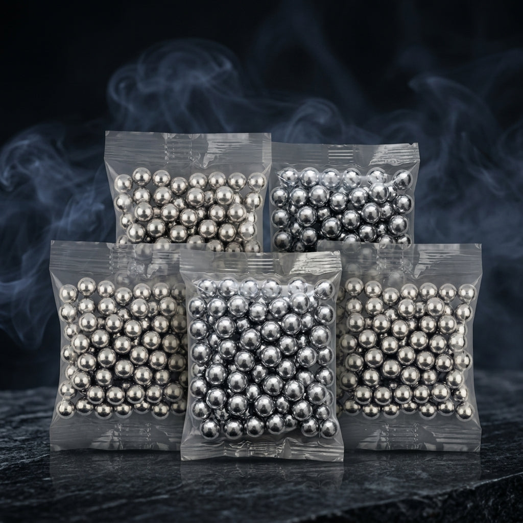 6mm Airsoft BB High-Hardness Glass Balls (Pack of 3)