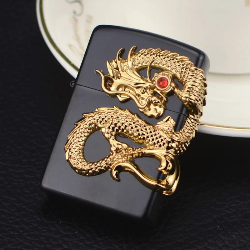 3D Dragon Zippo lighter