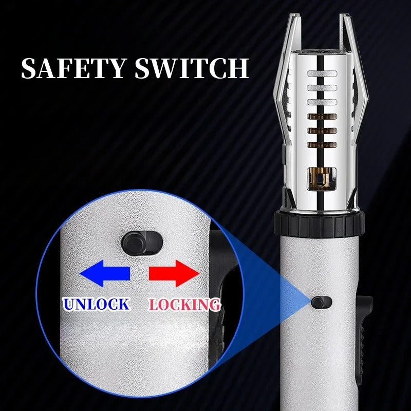 Metal Light Saber Lighter-Red Flame-Refillable