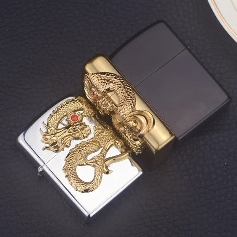 3D Dragon Zippo lighter