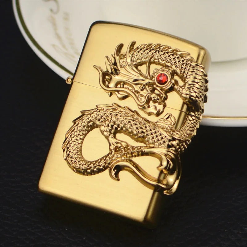 3D Dragon Zippo lighter