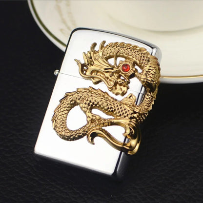 3D Dragon Zippo lighter