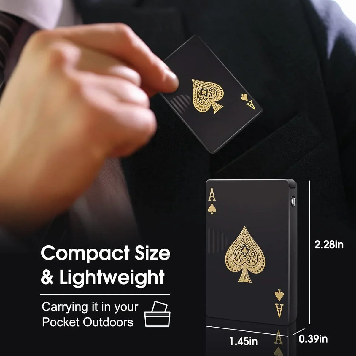 Black Card Lighter