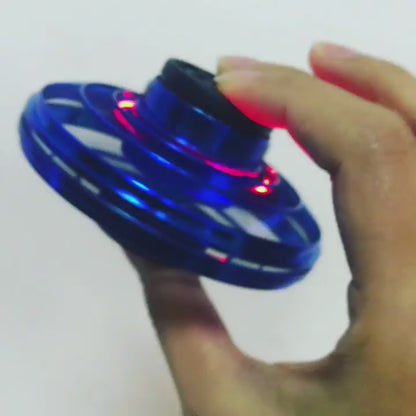 UFO Shaped Gesture Controlled Flying Ball Drone with 360° Rotation & LED Light