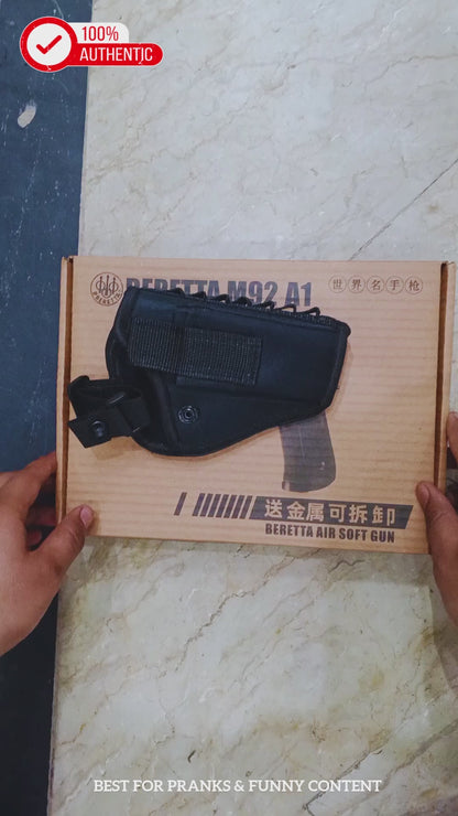 Beretta Airsoft Toy Gun – Realistic Metal Finish (Imported) with Box
