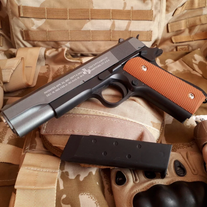 Tokyo Colt 1911 A1 on Airsoft Toy Gun 6MM